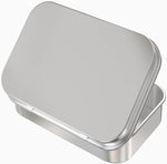 Hulless portable metal container stack view