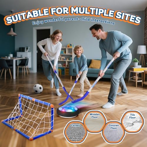 Assembled plastic miniature soccer goals with nylon netting and inflatable football accessory