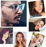Eylrim unisex fashion eyewear square shape