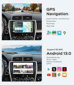 Detailed view of the 64G Android stereo unit for Toyota Camry