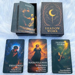 Fifty-four authentic GZXINKE healing oracle cards laid out for beginner meditation.