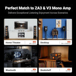 Fosi Audio ZD3 high resolution desktop audio converter chassis close up