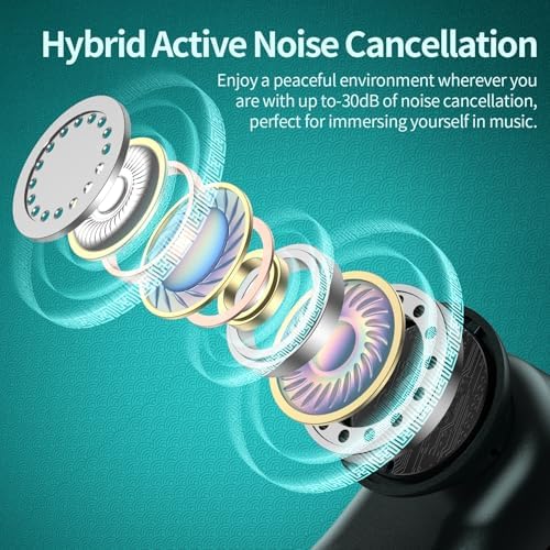 Golrex wireless sports earbuds showing secure over-ear hook design