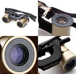 Top view of the lightweight anti vibration theater spectacles emphasizing the sleek and compact profile.