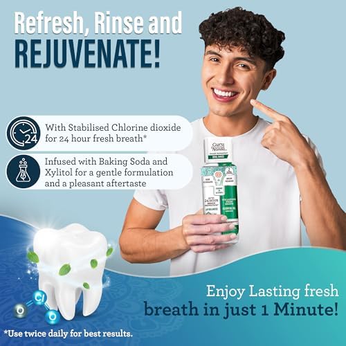 GuruNanda breath harmonizer mouthwash and oral care set