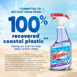 Windex Crystal Rain scent window cleaner spray bottle for home and car use.