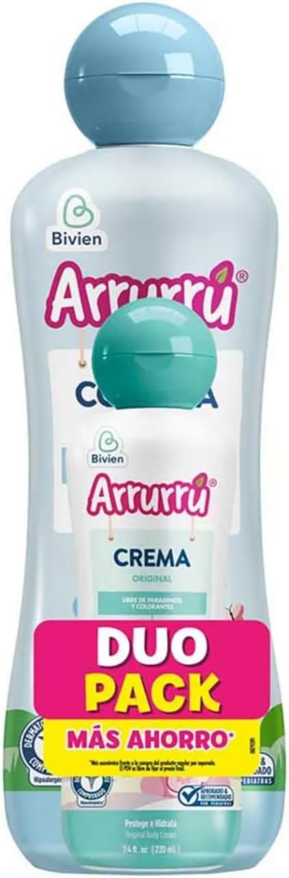 Dúo Pack Arrurru Azul 400 ml (13.52 fl.oz) + Crema Orginal 220 ml (7.43 fl.oz) - Image 1