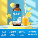 Elysx N-Acetyl Cysteine formula alongside natural lemon slices emphasizing the flavor profile