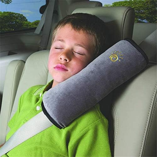 Boxiki Travel car seat belt pillows set of two front view