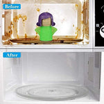 BPA free heat resistant microwave cleaner showing fill lines for liquid