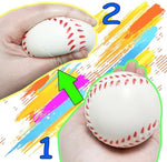 Hand holding Whkvnng 2.5 inch baseball stress ball