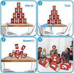 Children playing with joyin carnival knockdown can game