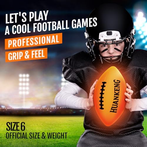 HuanKeng light up sports toy showcasing the waterproof USB charging port mechanism.