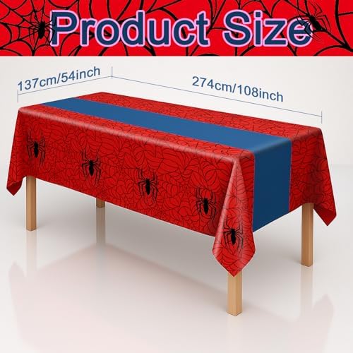 Disposable spider web tablecloths for birthday party setup