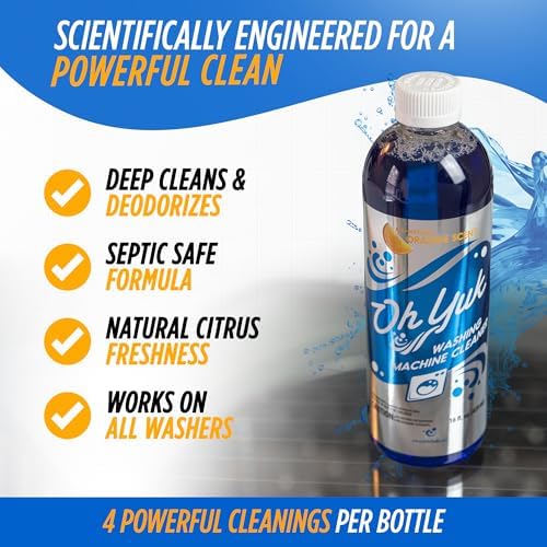 Oh Yuk liquid washer cleaner natural citrus scent for odor removal