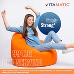 Authentic USA imported Vitamatic potassium 250 tablets packaging side view