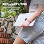 EooCoo clear polycarbonate shell with screen film protector application alignment