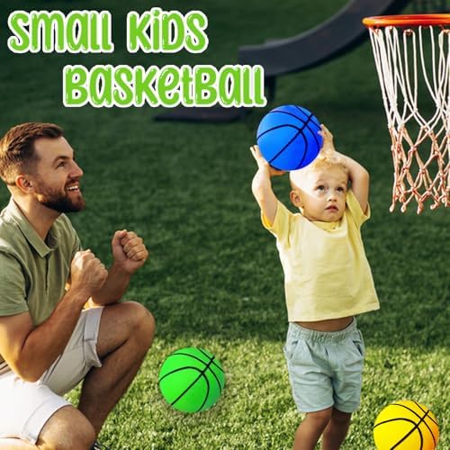 Dshengoo mini basketballs displayed in a pool setting