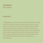 Premium microfiber Pixi face mask showcasing the hydrating and soothing serum texture