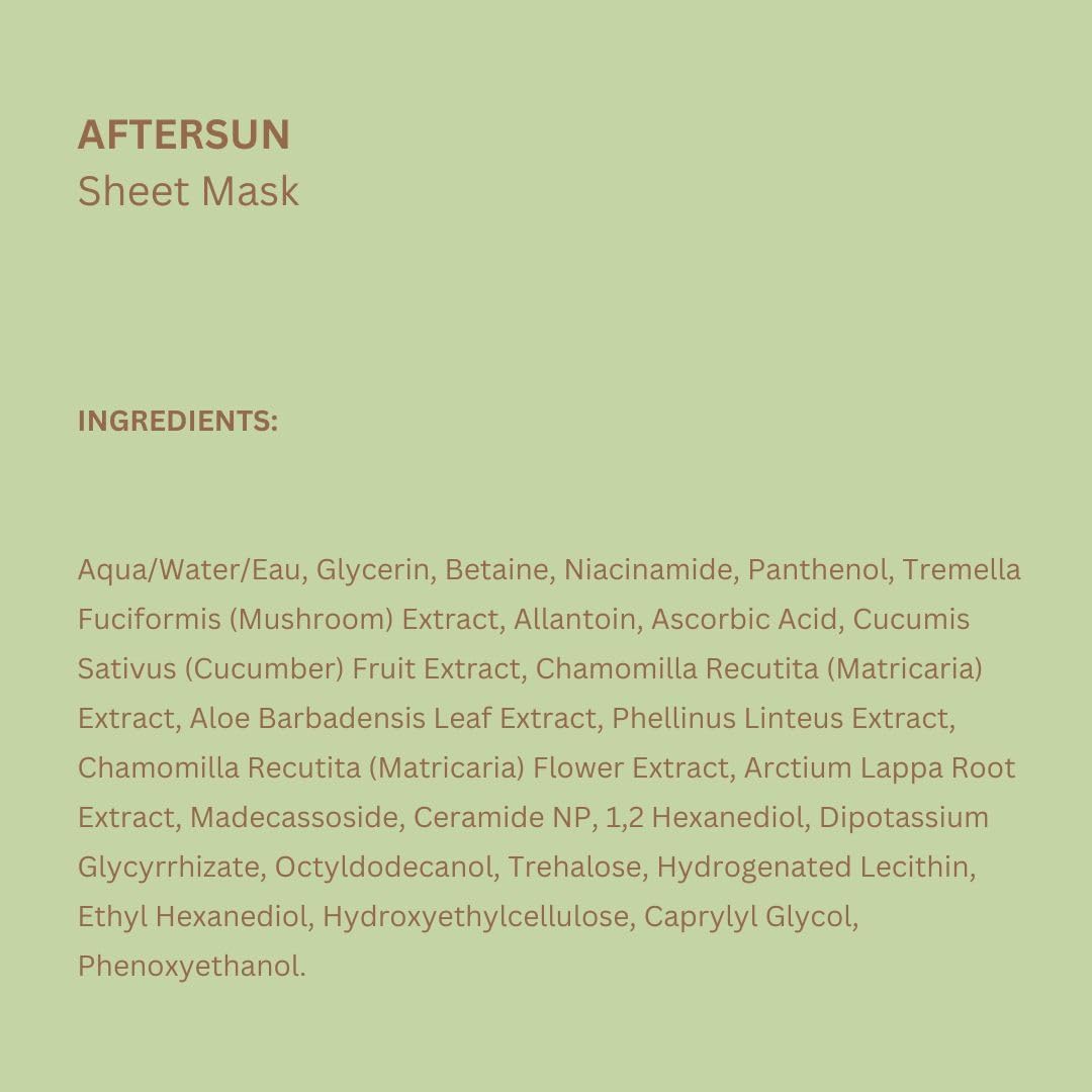 Premium microfiber Pixi face mask showcasing the hydrating and soothing serum texture