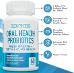 Atlantis Nutrition Oral Probiotics strawberry flavored 60 count bottle