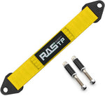 RASTP Limit Strap,Premium Quad Wrap Limit Straps (24 Inch,Black) | Suspension Limit Straps,Car Hauler Axle Straps Truck Wrecker Wheel Tie Down Strap with 10,000 Lb Webbing Strength - Image 9