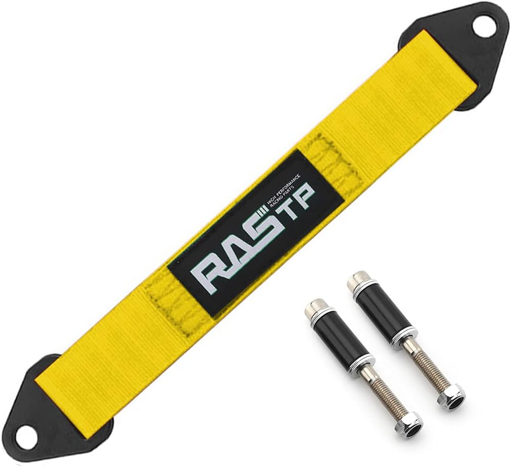 RASTP Limit Strap,Premium Quad Wrap Limit Straps (24 Inch,Black) | Suspension Limit Straps,Car Hauler Axle Straps Truck Wrecker Wheel Tie Down Strap with 10,000 Lb Webbing Strength - Image 9