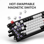 Keychron Q1 HE keyboard with RGB lighting enabled
