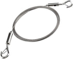 Stainless steel cable demonstrating heavy duty load capacity