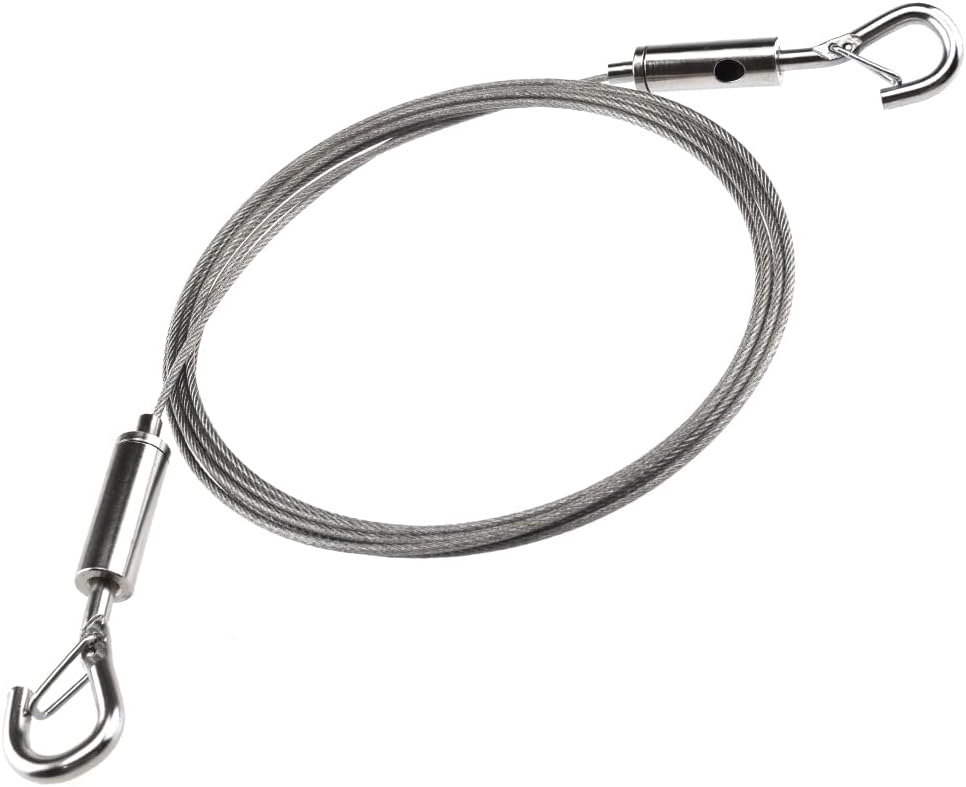 Stainless steel cable demonstrating heavy duty load capacity