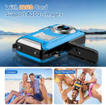 Yifecial compact camera showing dual screen design