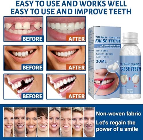 Womcare temporary tooth repair kit contents display