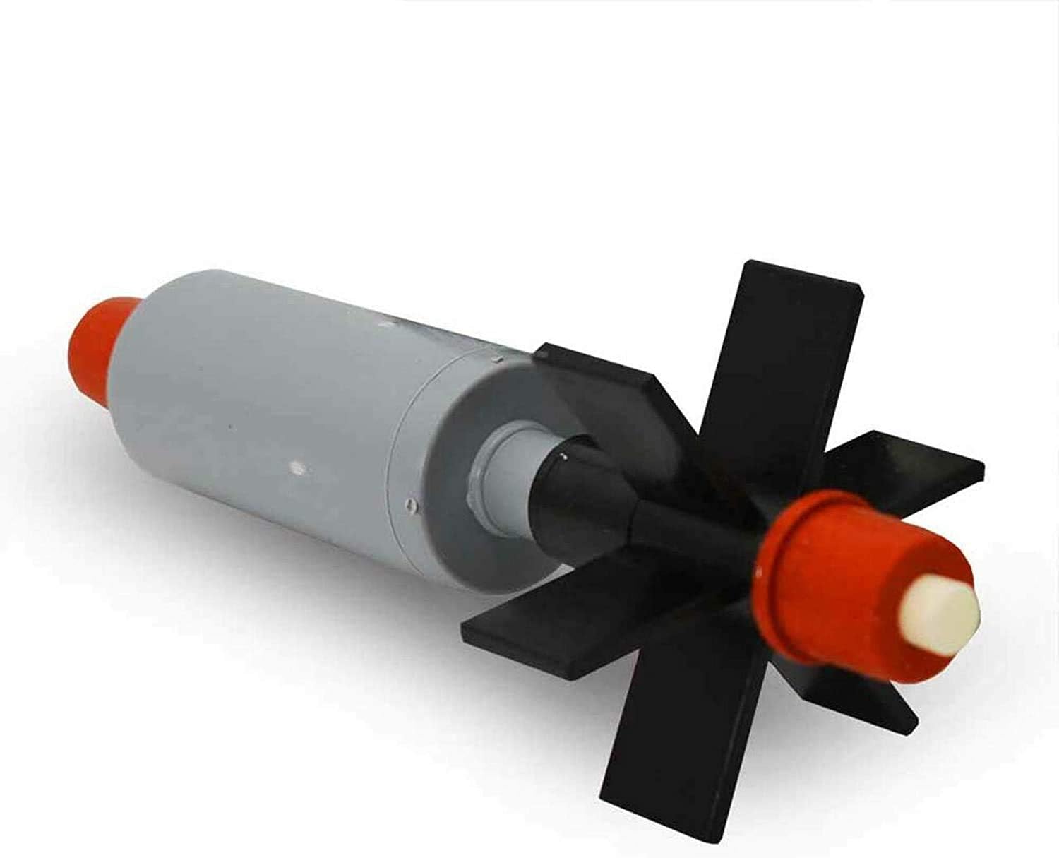 Sicce Syncra Silent Pump Replacement Impeller front view showing the magnetic shaft and black blades.