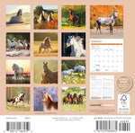 2025 Horses Mini calendar: Plastic Free Packaging - Image 3