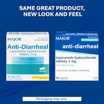 MAJOR Anti-Diarrheal Loperamide Hydrochloride Tablets, 2 mg - Helps Control The Symptoms of Diarrhea - 24 Caplets (1 Pack) - Image 4