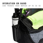 Adidas durable team backpack interior layout illustrating the protective laptop storage sleeve and wide main compartment.