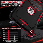 ZoneFoker military grade protection accessory displaying the functional built in kickstand extended