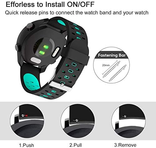 ISABAKE waterproof silicone sports band showing flexibility and texture
