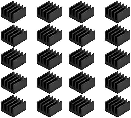 Side profile demonstration of the nine millimeter by nine millimeter by five millimeter mini hardware cooler.