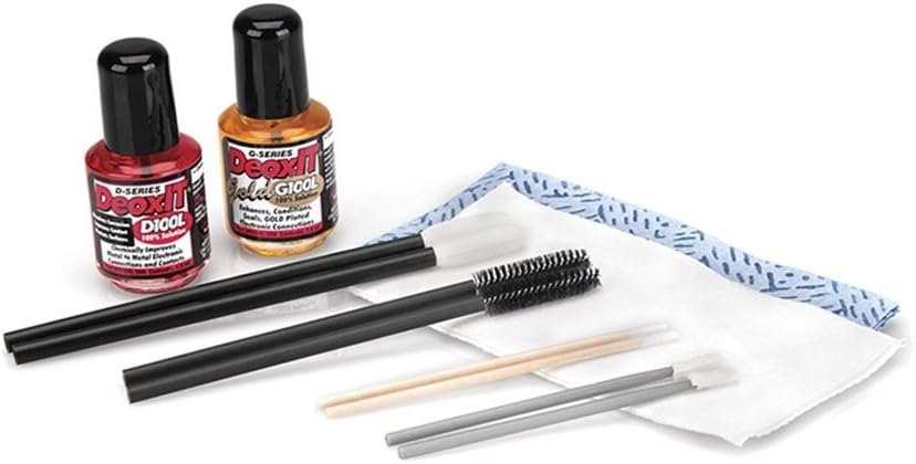 Hosa CAIG DeoxIT Equipment Care Kit with cleaning bottles and swabs