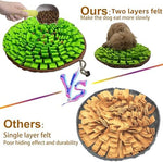 Neecong Pet Snuffle Mat For Dogs in use with a dog