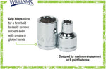 Williams metric socket working end closeup