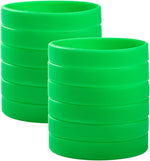Wholesale 6pcs/pack Rubber Bracelets Silicone Wristbands for Men,Women&Teens for Party Favors,Events,Sports,Classroom Funny,Training and Office-Yellow 8" - Image 11