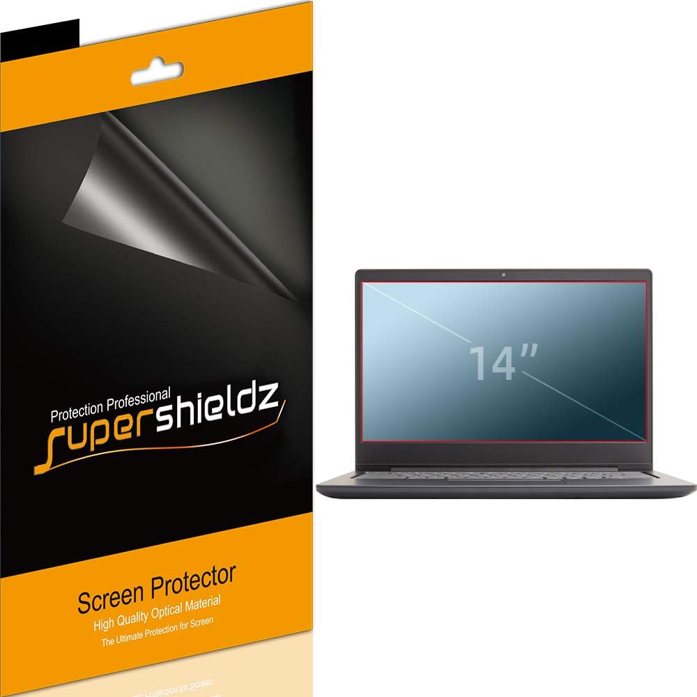 Supershieldz 14 inch laptop screen protector 3 pack front view