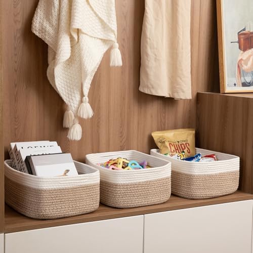 Folded OIASKET basket next to a fully reshaped upright cotton storage cube