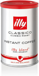 Illy instant coffee front view premium packaging