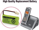 Rechargeable landline battery showing wire terminal connection details clearly.