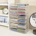 STORi imported premium compact disc storage rack close up view