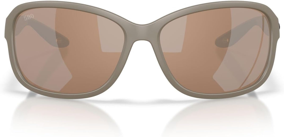 Costa Del Mar Seadrift black frame detail and branding