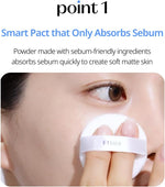 ETUDE non drying sebum control mineral compact packaging and details